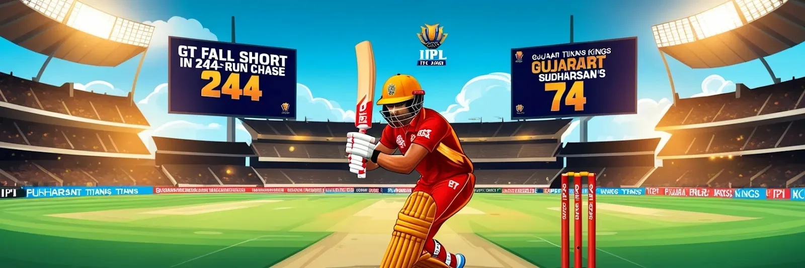 GT vs PBKS, IPL 2025 Highlights: GT Fall Short in 244-Run Chase Despite Sudharsan’s 74