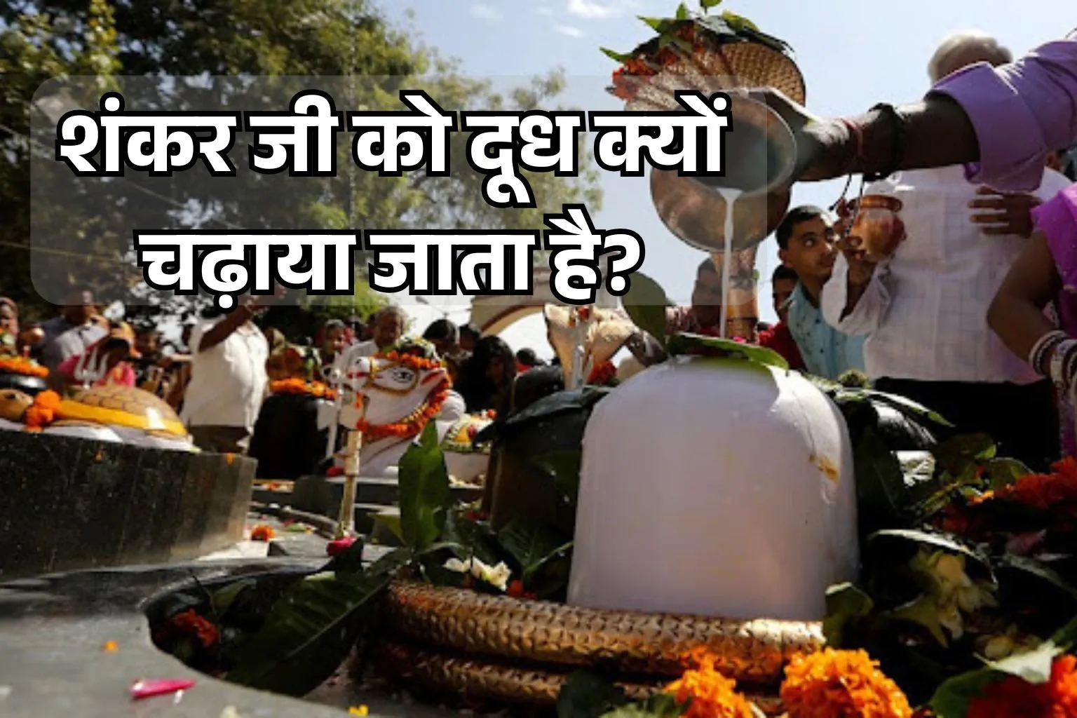 शंकर जी को दूध क्यों चढ़ाया जाता है?