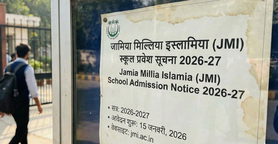 Jamia Millia Islamia School Admission Notice 2026–27