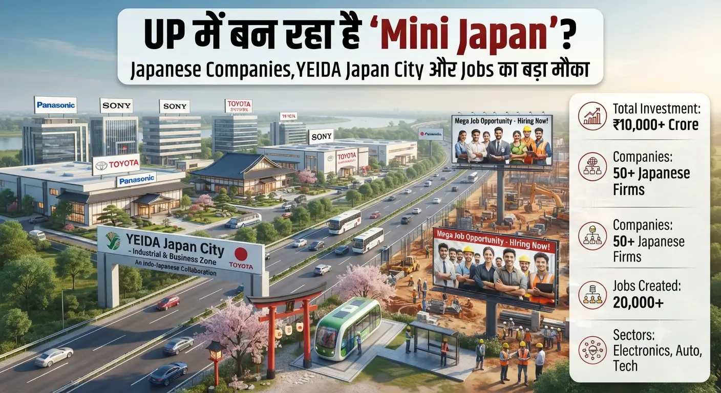 UP में बन रहा है ‘Mini Japan’? Japanese Companies, YEIDA Japan City और Jobs का बड़ा मौका