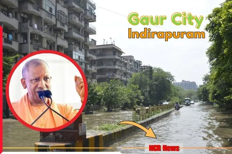 Shipra Mall Indirapuram waterlogging monsoon