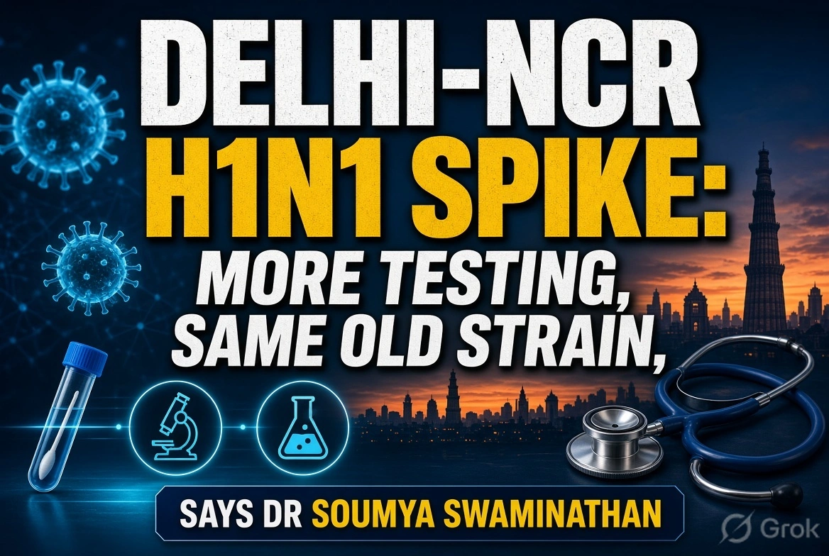 Delhi-NCR H1N1 Spike: More Testing, Same Old Strain, Says Dr Soumya Swaminathan