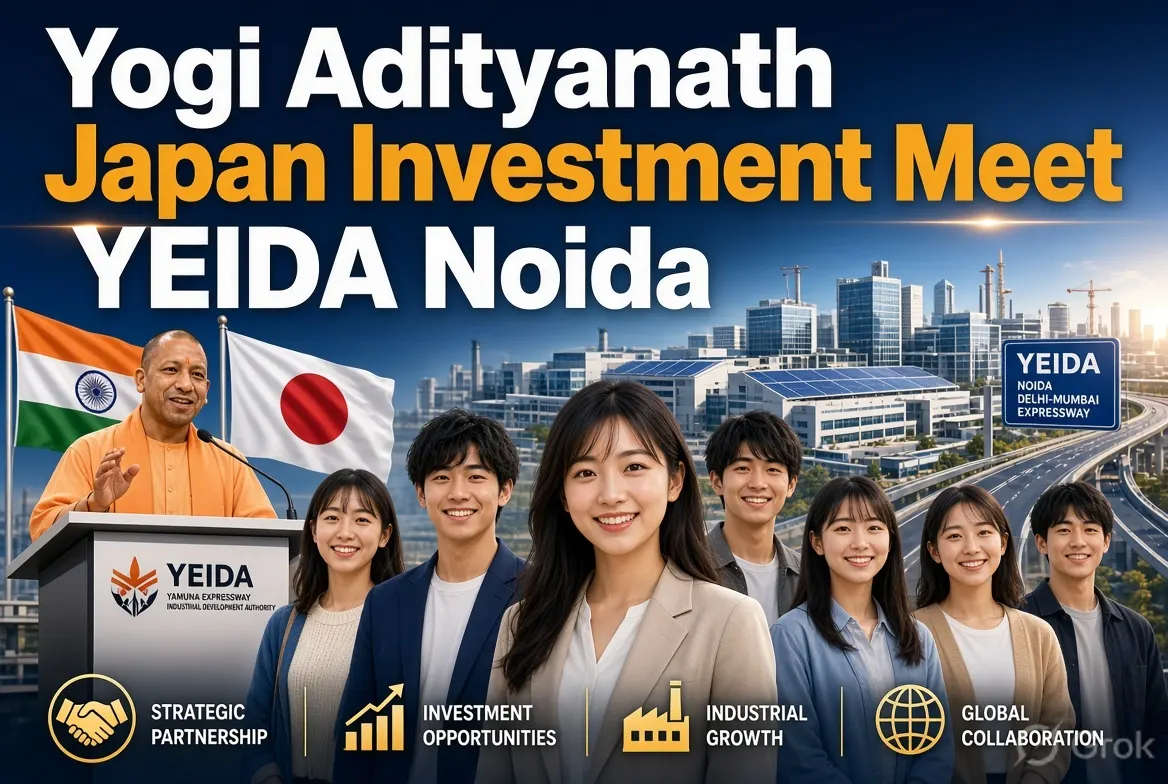 yogi Adityanath Japan Investment Meet YEIDA Noida